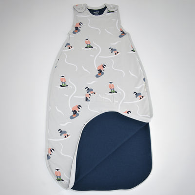 4 Season® Ultimate Baby Sleep Bag, Merino Wool & Organic Cotton, Snowboarder