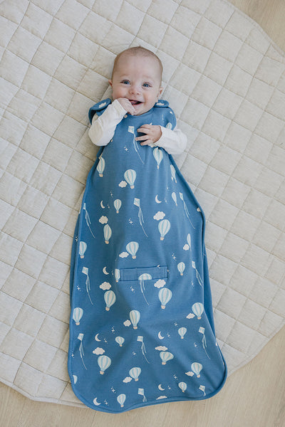 4 Season® Ultimate Baby Sleep Bag, Merino Wool & Organic Cotton, Hot Air Balloon