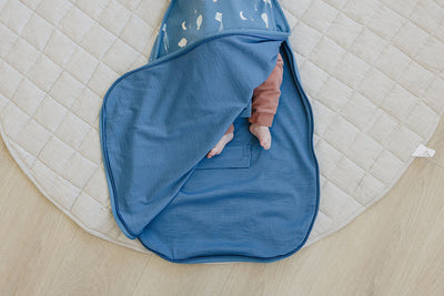 4 Season® Ultimate Baby Sleep Bag, Merino Wool & Organic Cotton, Hot Air Balloon