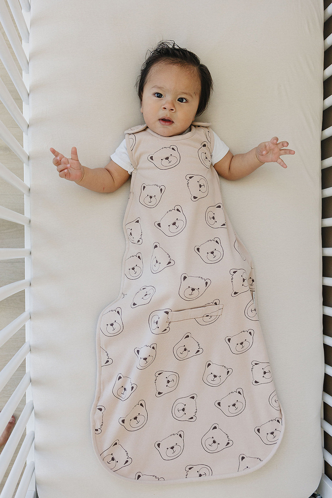 4 Season® Ultimate Baby Sleep Bag, Merino Wool & Organic Cotton, 2 Months - 2 Years, Teddy Bear