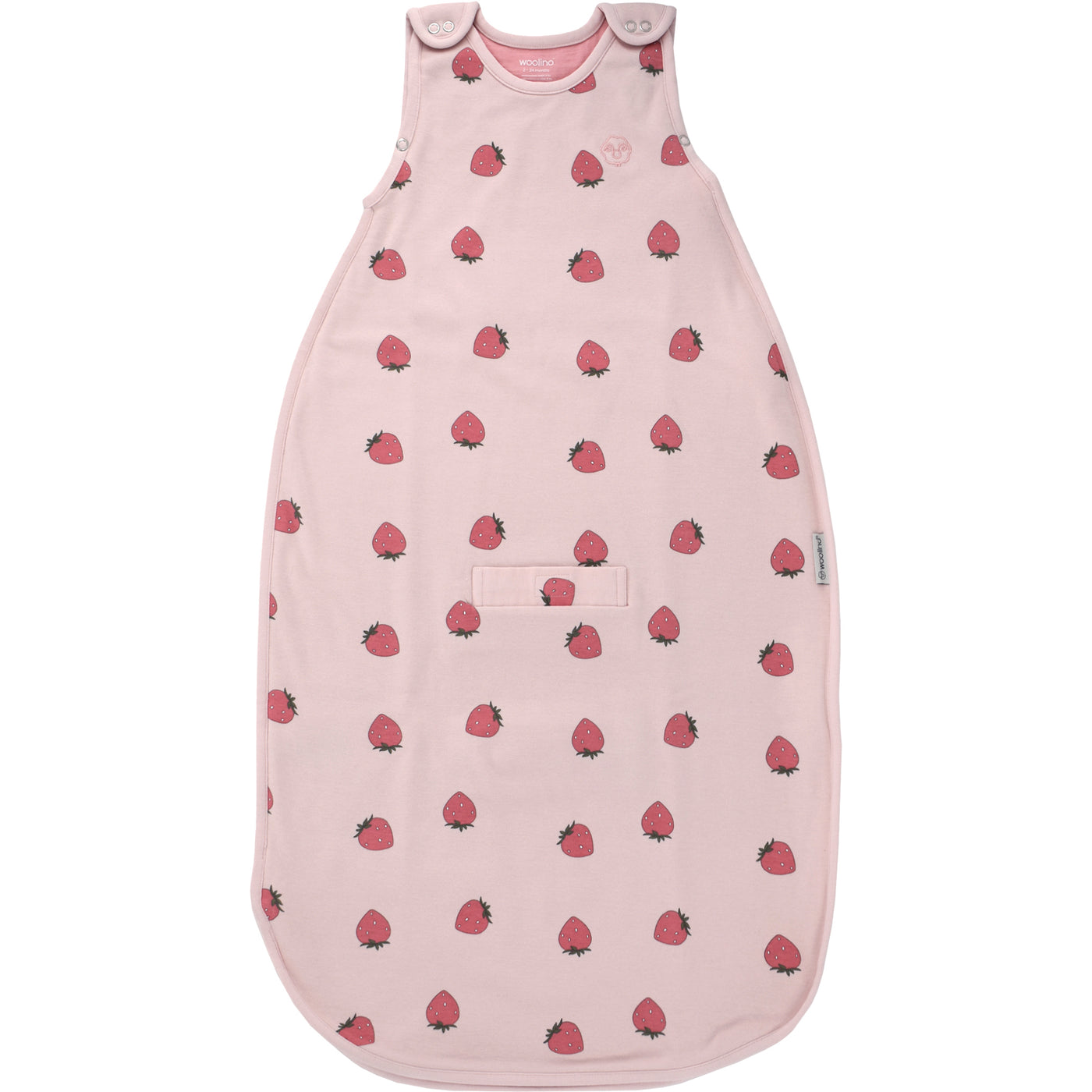 4 Season® Ultimate Baby Sleep Bag, Merino Wool & Organic Cotton, 2 Months - 2 Years, Strawberry