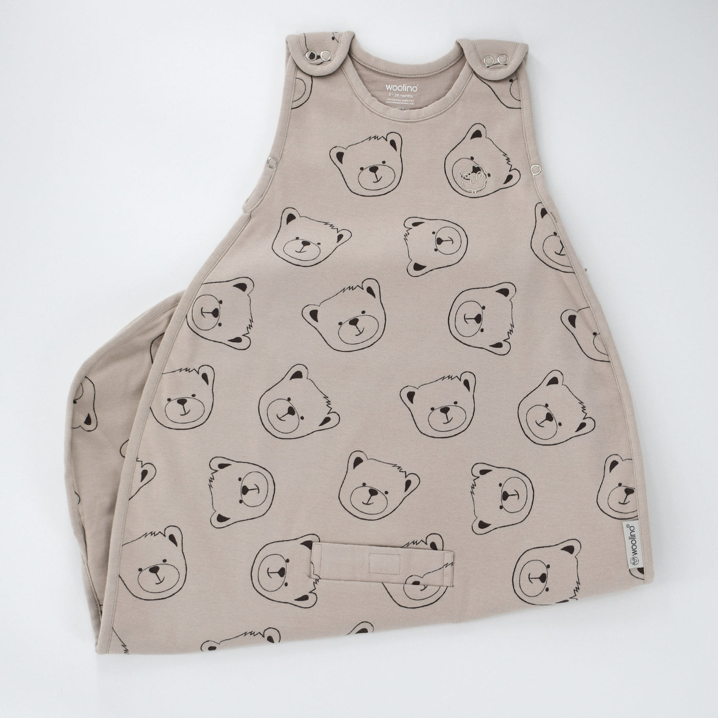 4 Season® Ultimate Baby Sleep Bag, Merino Wool & Organic Cotton, Teddy Bear