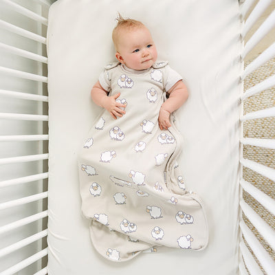 4 Season® Ultimate Baby Sleep Bag, Merino Wool & Organic Cotton, 2 Months - 2 Years, Sheep