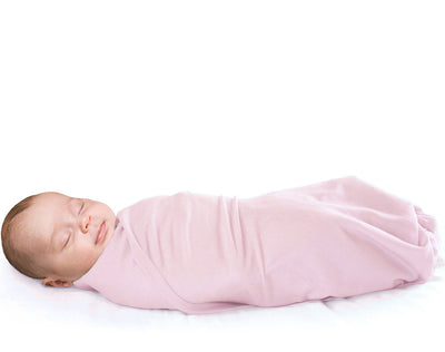 Swaddle Blanket, Merino Wool, Newborn to 3 Months, Crystal Pink