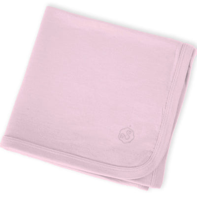 Swaddle Blanket, Merino Wool, Newborn to 3 Months, Crystal Pink