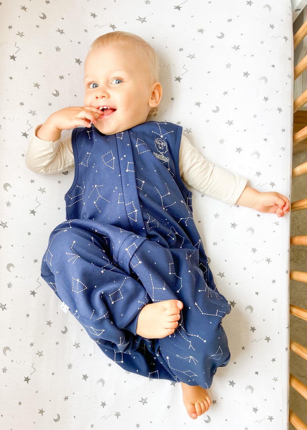 Baby Sleep Sack with Legs Pure Merino Wool Woolino