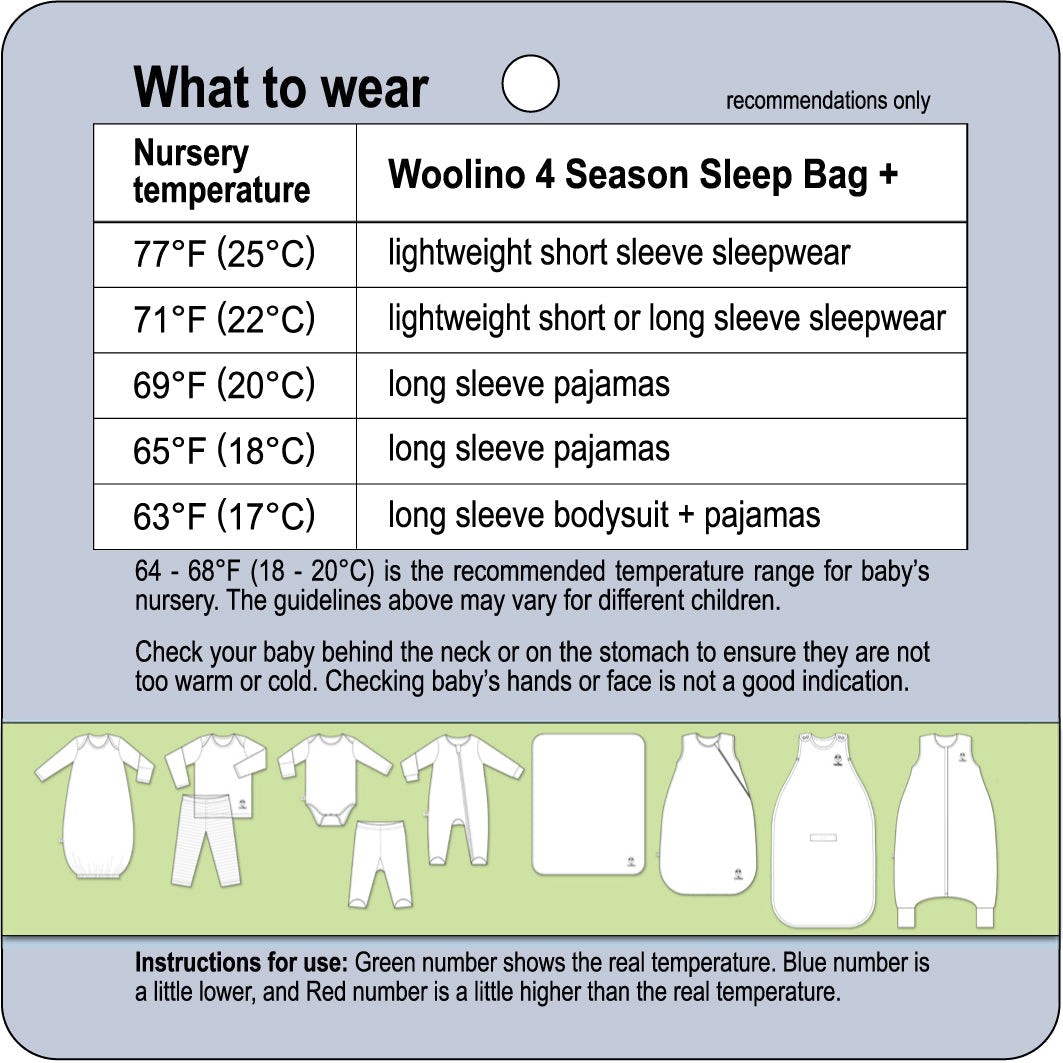 Woolino Baby Sleep Bags or Sacks Natural Merino Wool Babywear