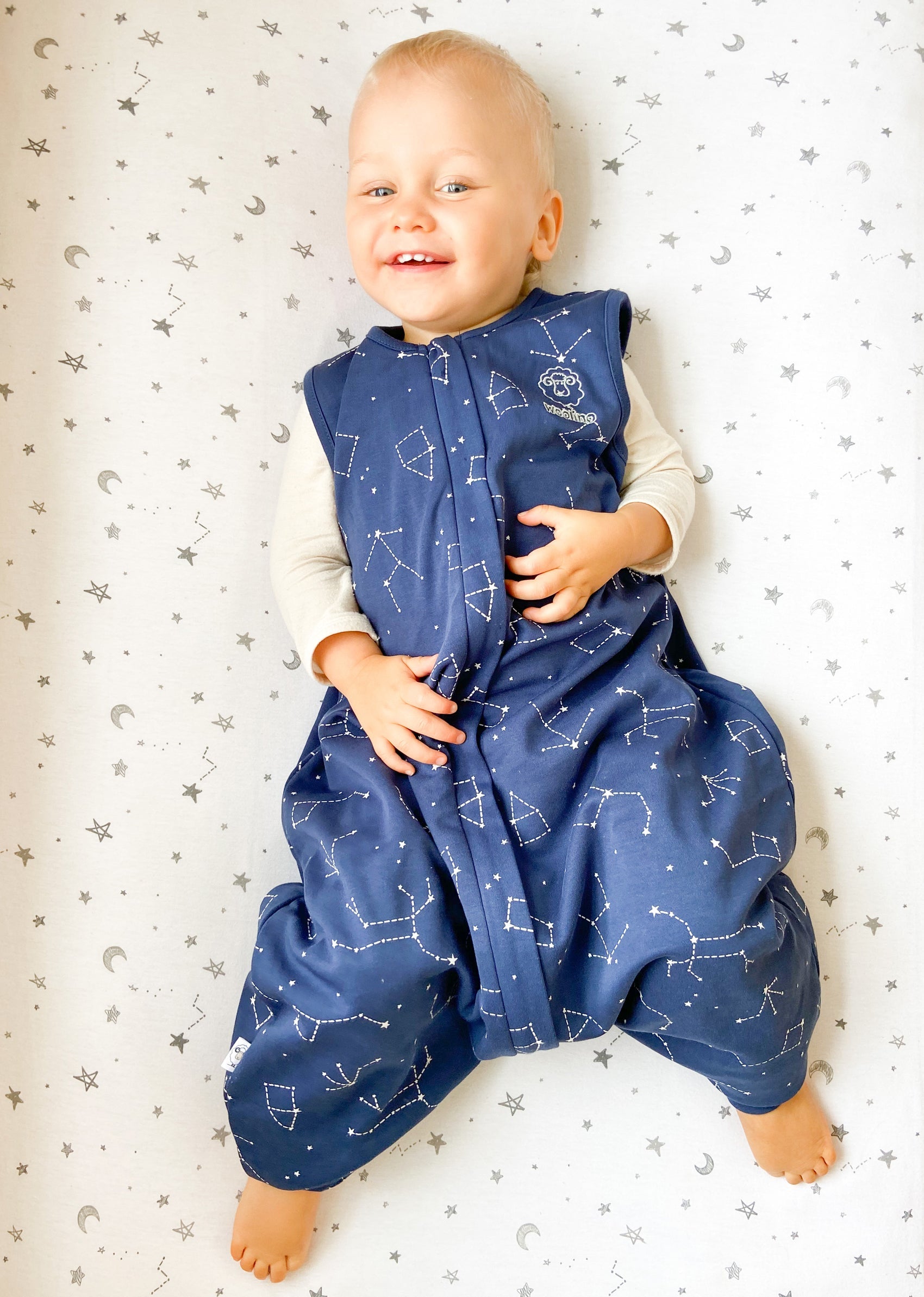 Baby In Merino Sleep Sack 2024 with Open Legs